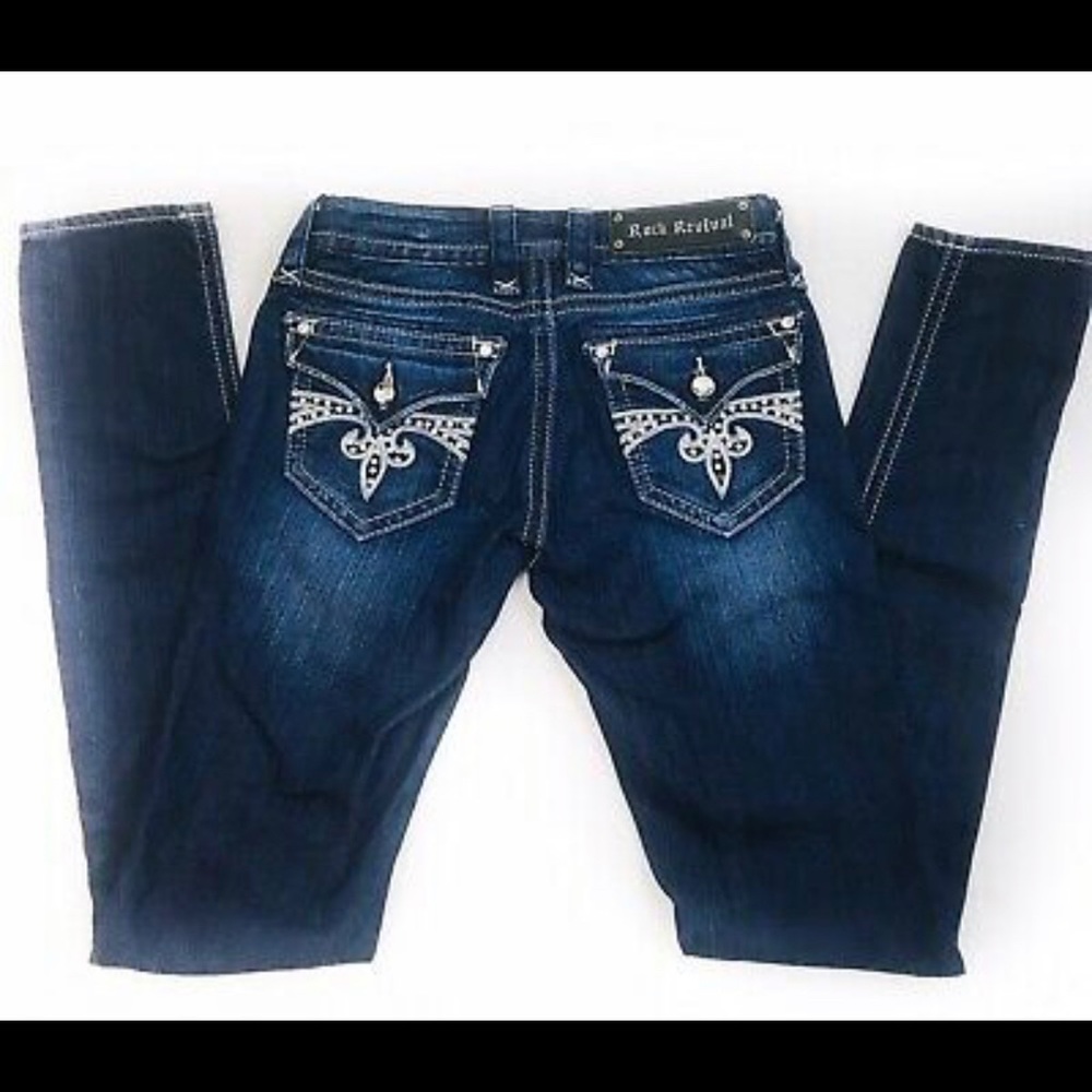 Rock Revival Sara Skinny Jean Size 25